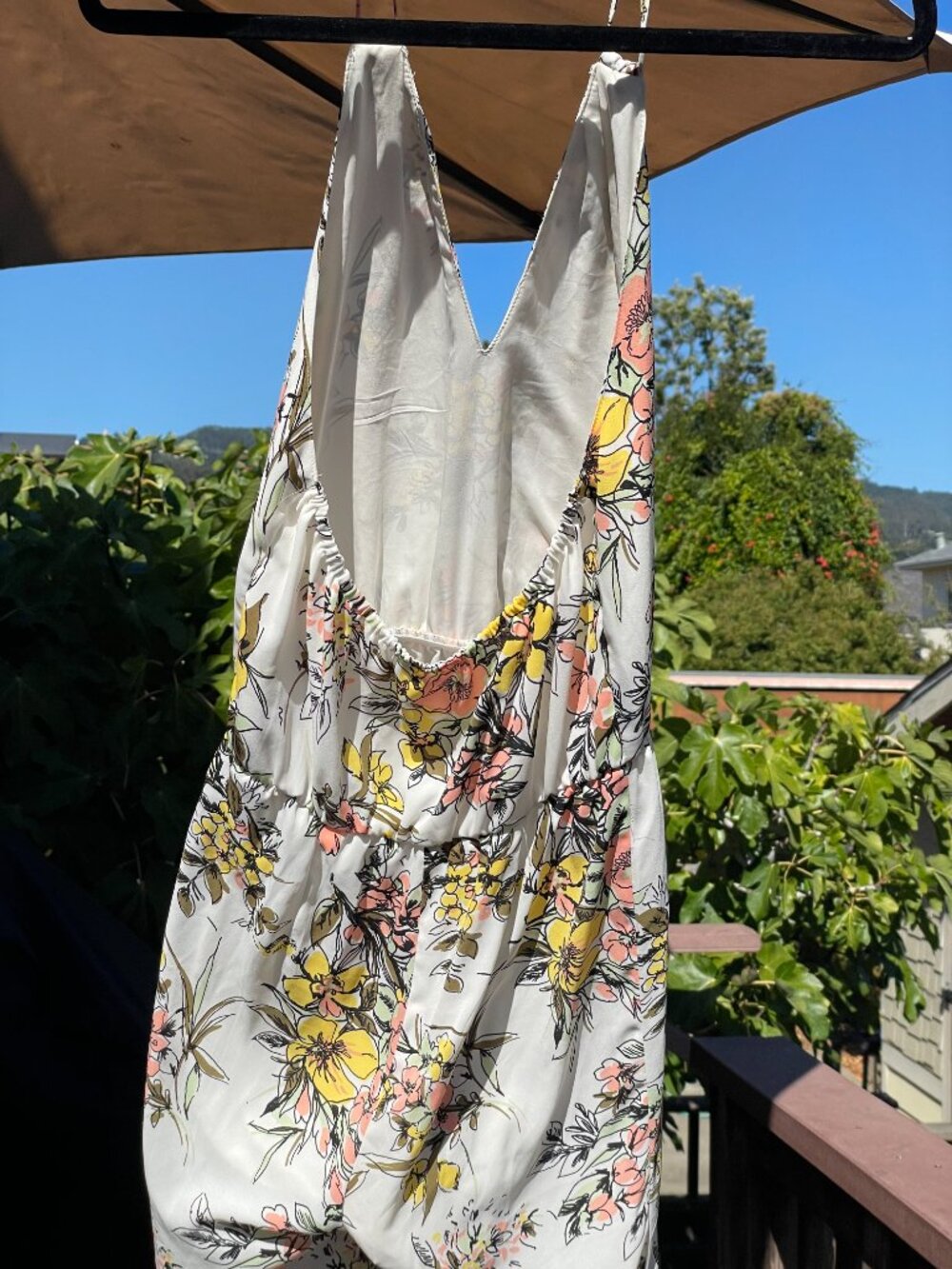 Leith Floral Halter Tie Jumpsuit - 2/4 - Picture 2 of 8